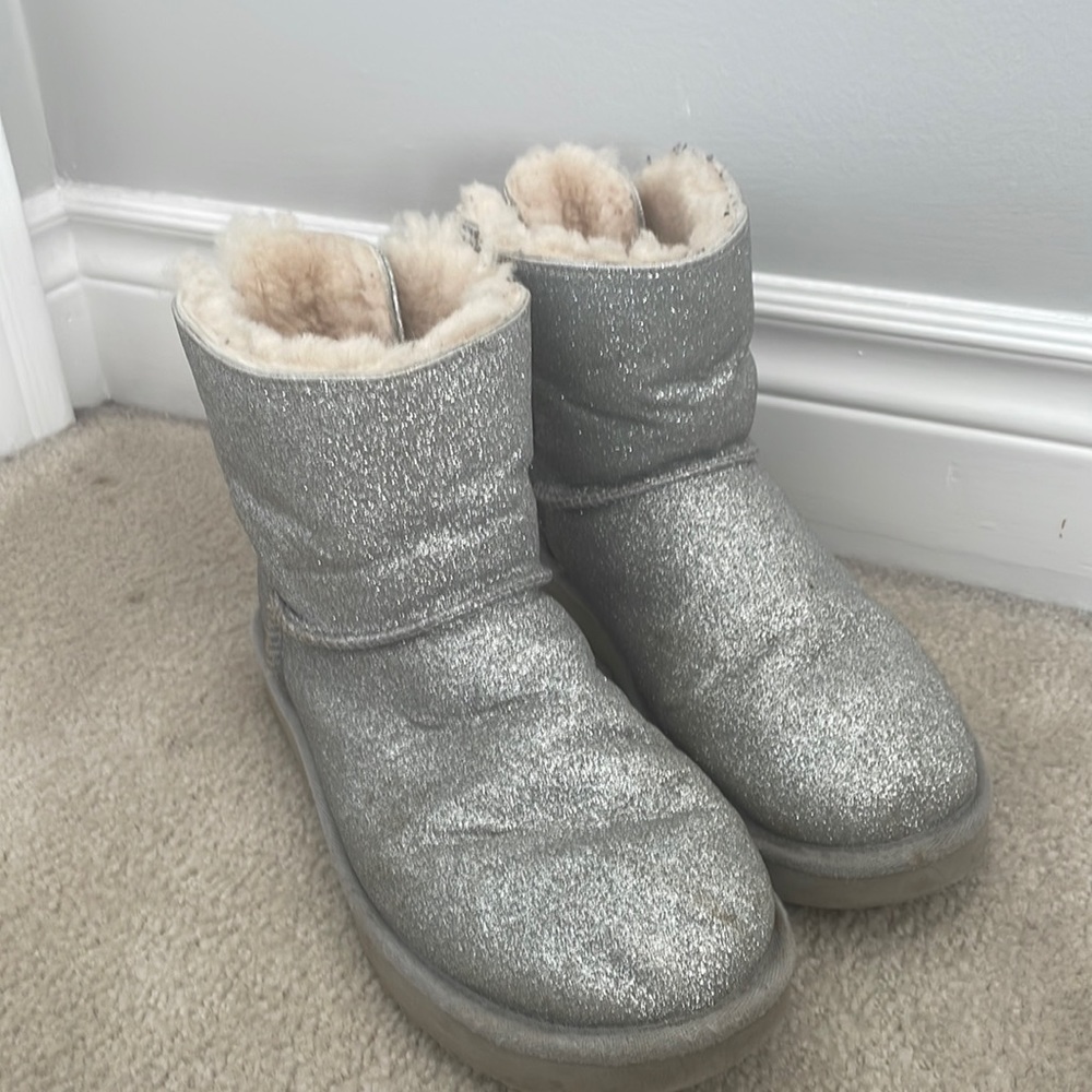 Mini Bailey bow sparkle ugg boots